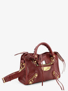 Balenciaga Women's Le City Uptown Mini Leather Handbag Ruby