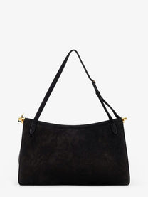 ALAÏA Women's Le Click Pocket Nabuk Shoulder Bag Black