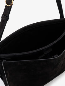 ALAÏA Women's Le Click Pocket Nabuk Shoulder Bag Black
