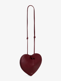ALAÏA Women's Le Coeur Leather Crossbody Bag Red