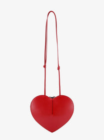 ALAÏA Women's Le Coeur Leather Crossbody Bag LAQUE