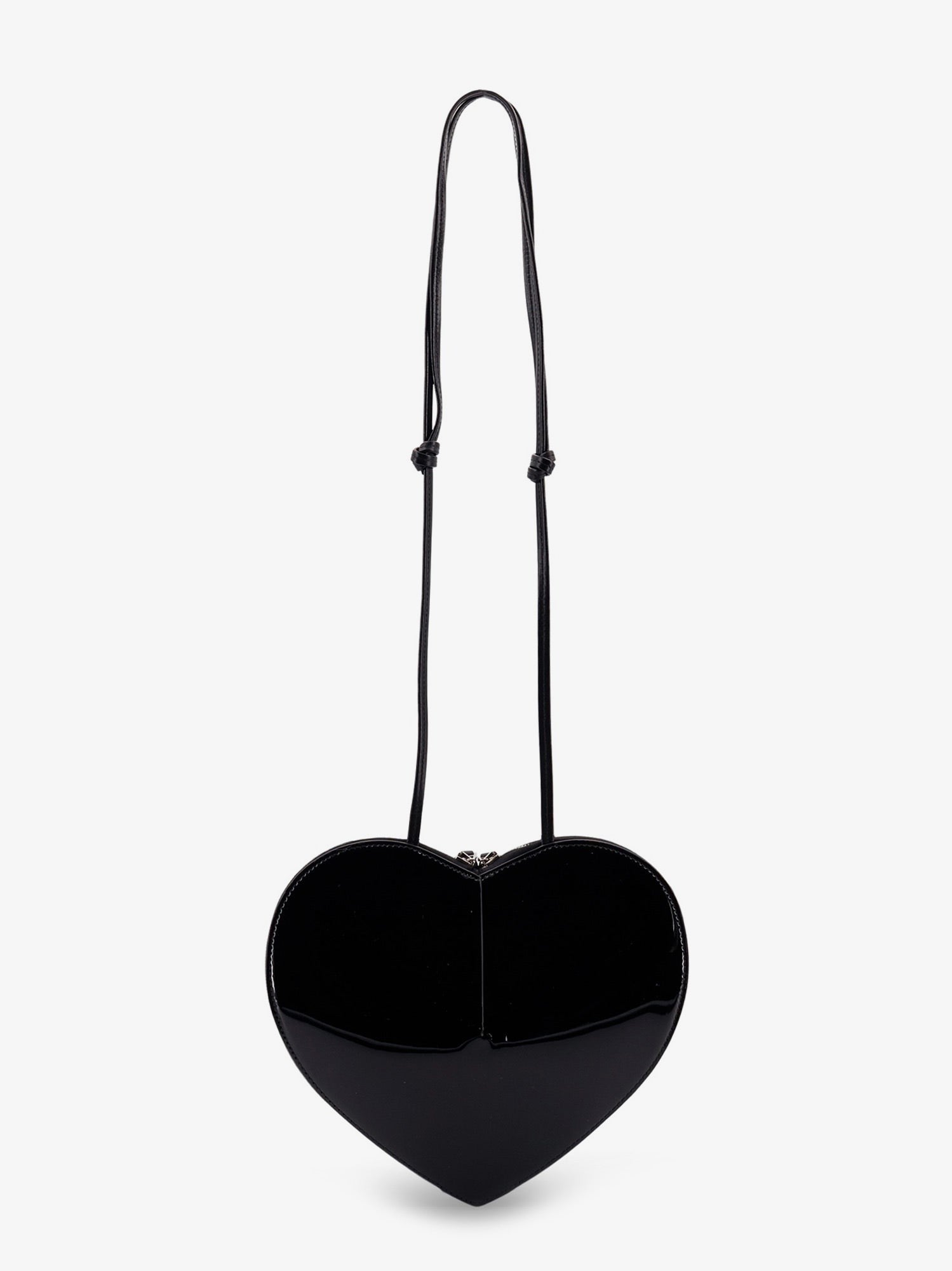 ALAÏA Women's Le Coeur Patent Leather Crossbody Bag Black