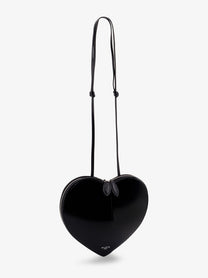 ALAÏA Women's Le Coeur Patent Leather Crossbody Bag Black