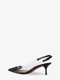 ALAÏA Women's Le Coeur Slingback Pvc and Leather Pumps Black
