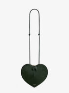 ALAÏA Women's Le Coeur Suede Crossbody Bag VERTLICHEN