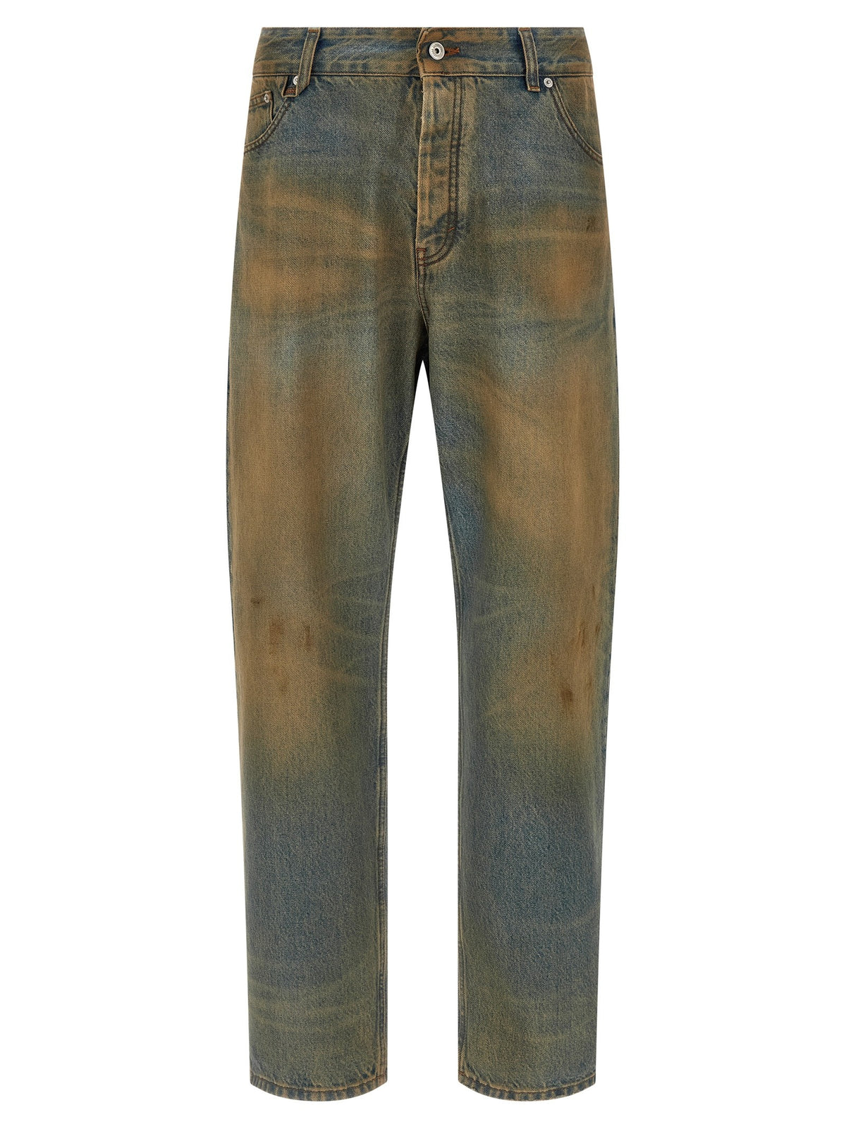 JACQUEMUS Le De Nimes Berger Jeans Gold