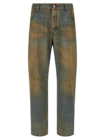JACQUEMUS Le De Nimes Berger Jeans Gold