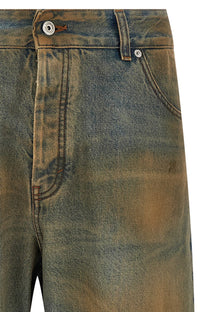 JACQUEMUS Le De Nimes Berger Jeans Gold