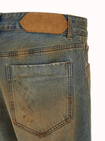 JACQUEMUS Le De Nimes Berger Jeans Gold