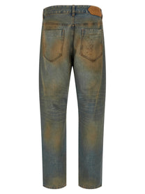 JACQUEMUS Le De Nimes Berger Jeans Gold