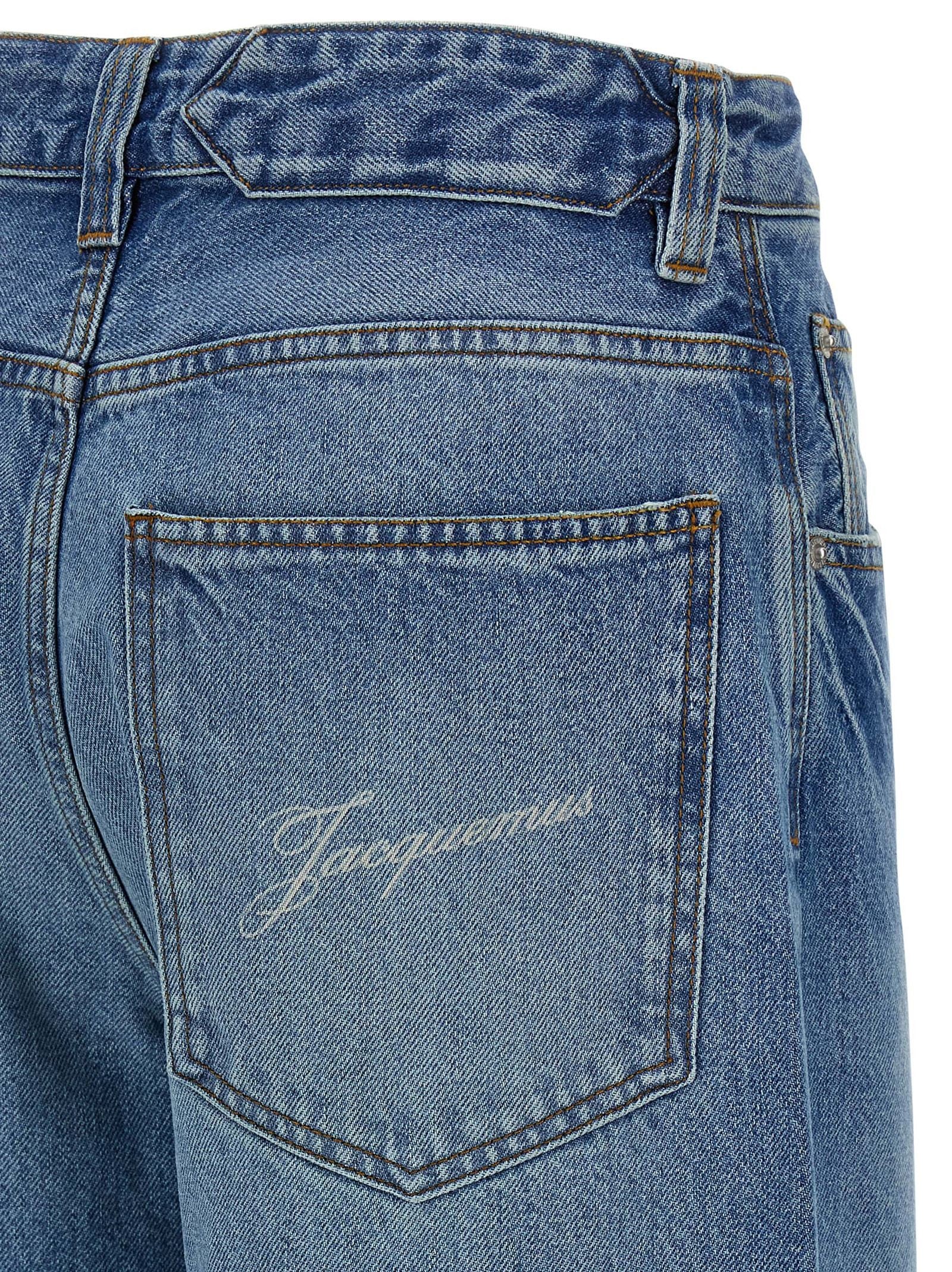 JACQUEMUS Le De Nîmes Large Jeans Blue