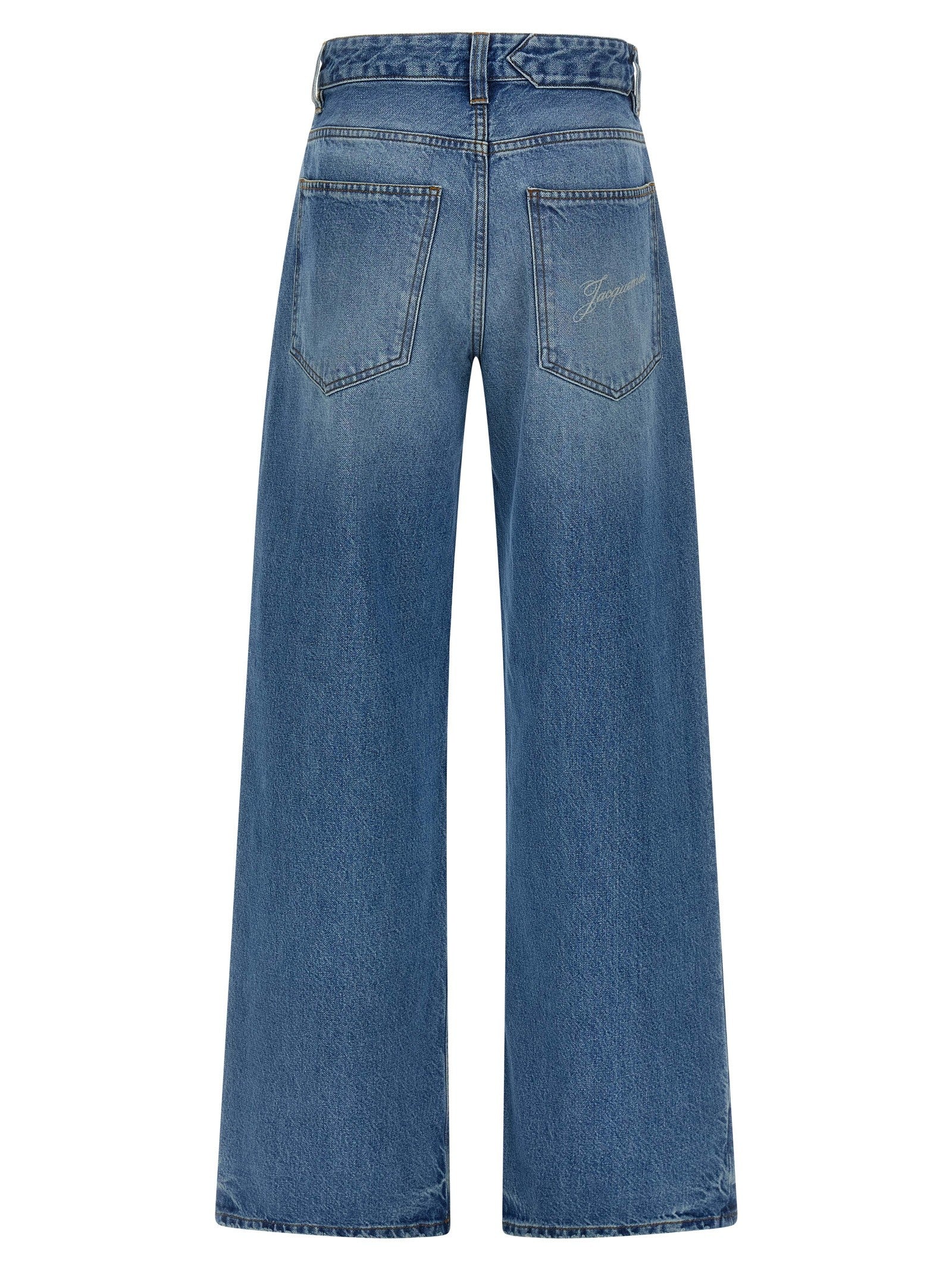 JACQUEMUS Le De Nîmes Large Jeans Blue