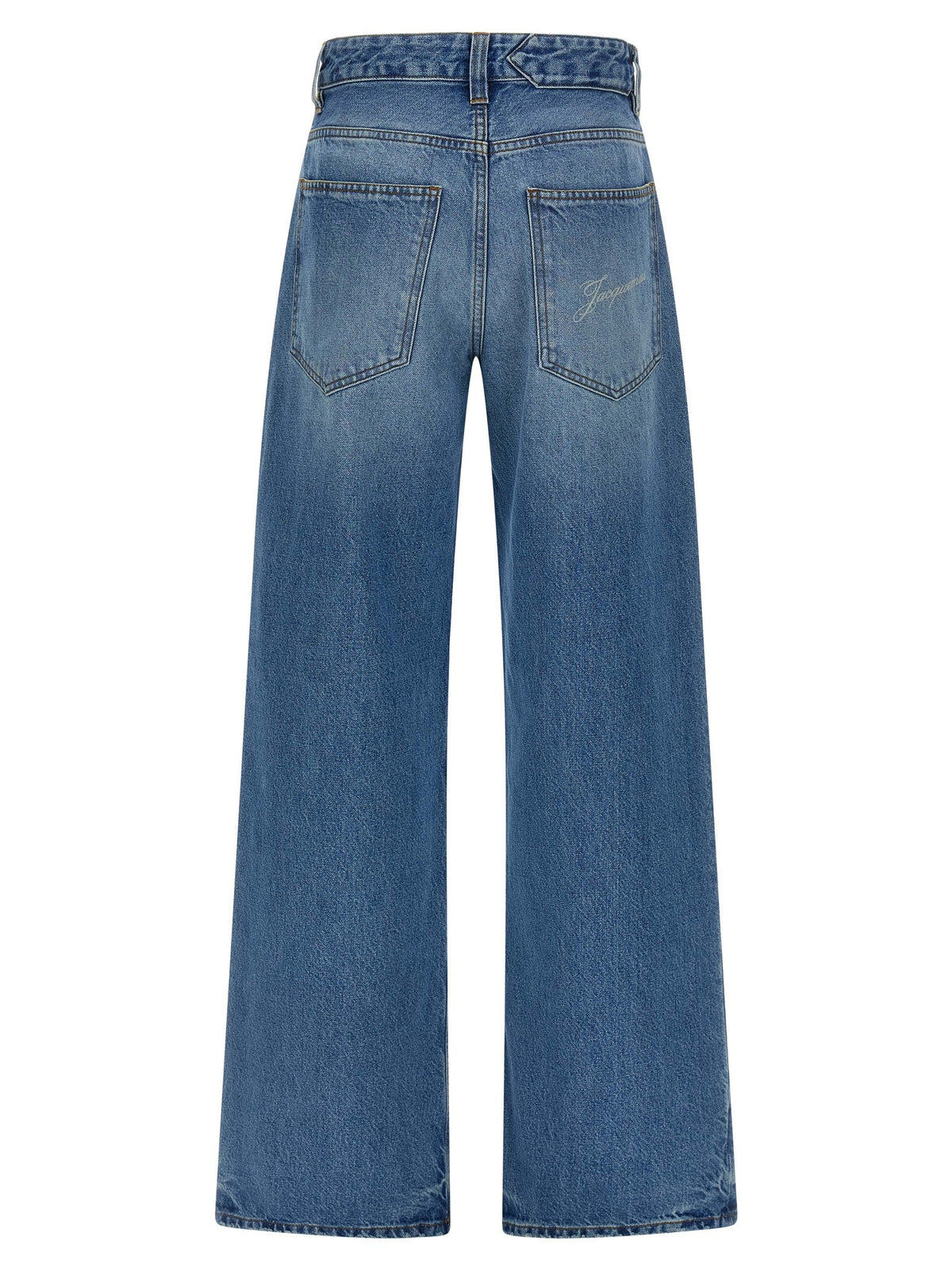 JACQUEMUS Le De Nîmes Large Jeans Blue, view 2
