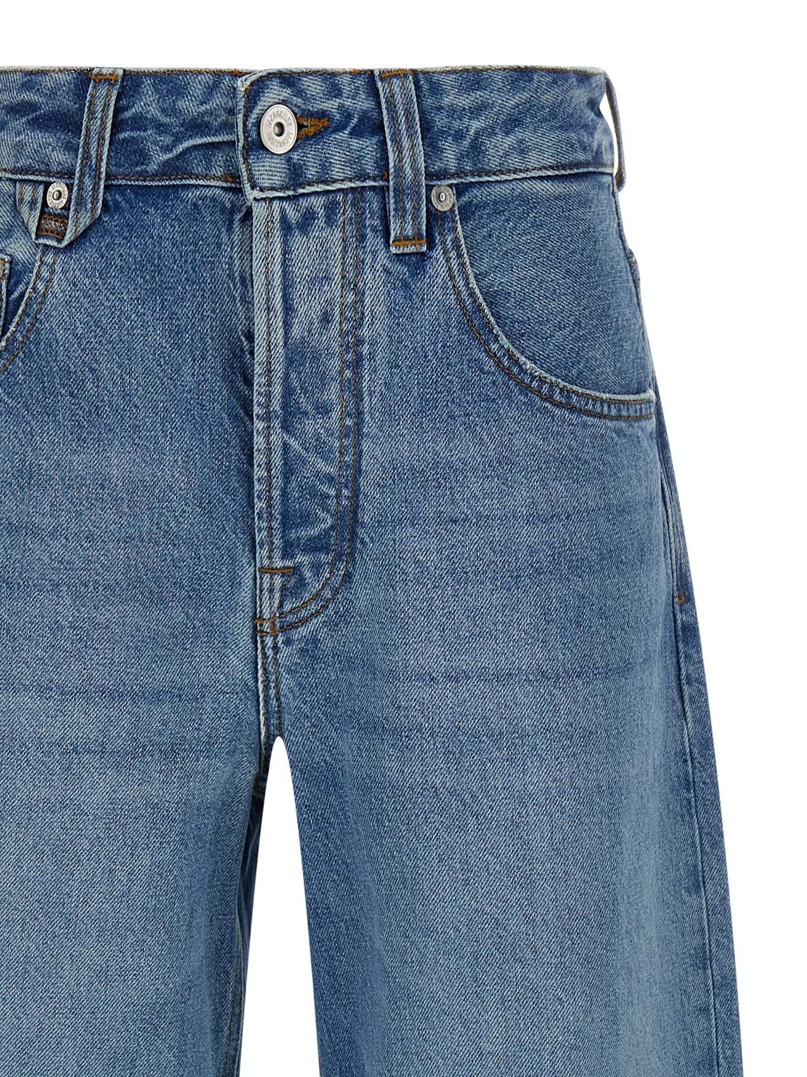 JACQUEMUS Le De Nîmes Large Jeans Blue