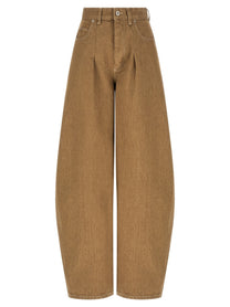 JACQUEMUS Le De Nîmes Ovalo Jeans Beige