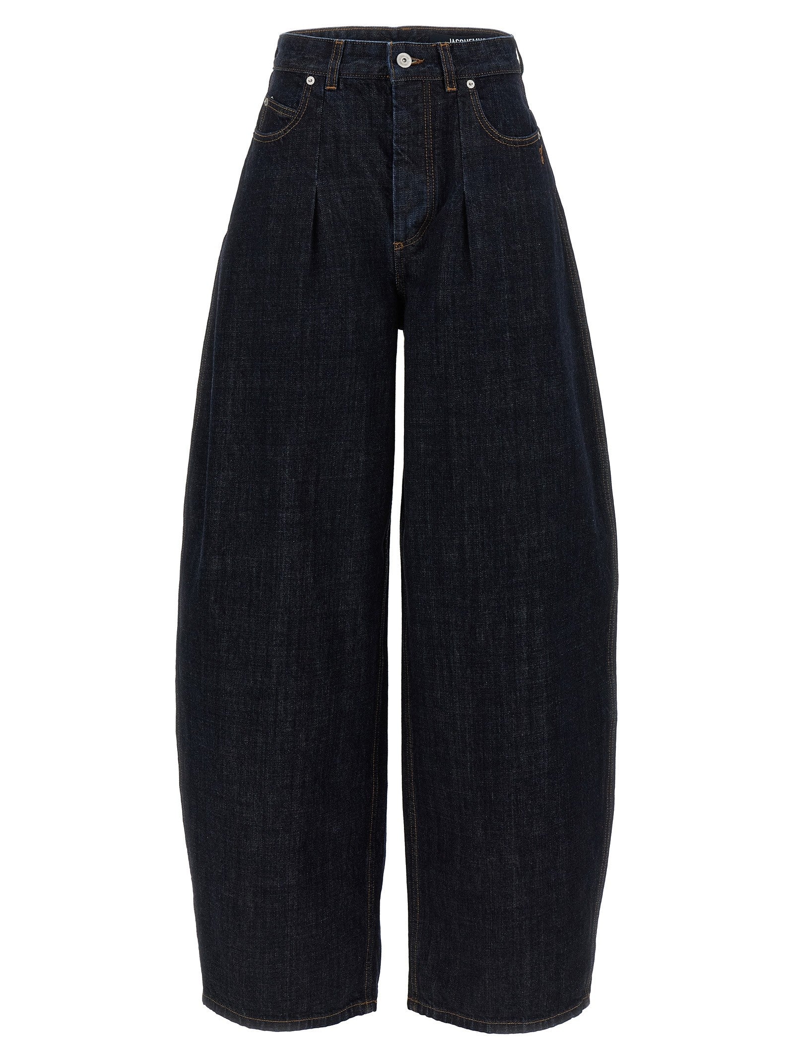 JACQUEMUS Le De Nimes Ovalo Jeans Blue