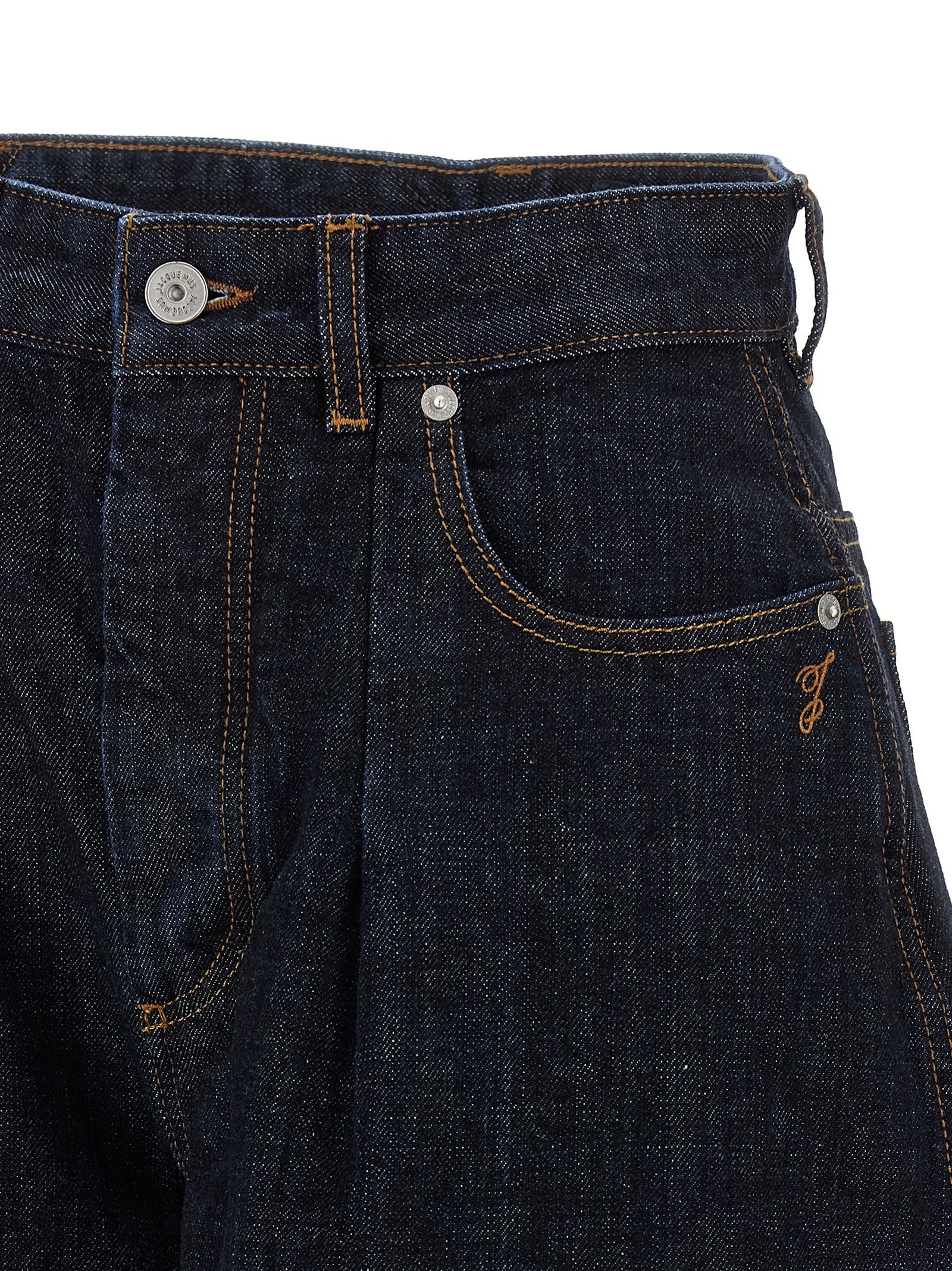 JACQUEMUS Le De Nimes Ovalo Jeans Blue