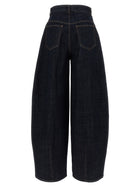 JACQUEMUS Le De Nimes Ovalo Jeans Blue, view 2