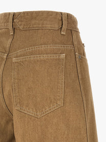 JACQUEMUS Le De Nîmes Ovalo Jeans Beige