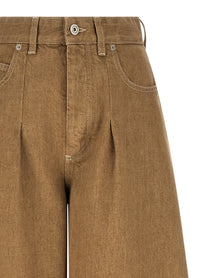 JACQUEMUS Le De Nîmes Ovalo Jeans Beige