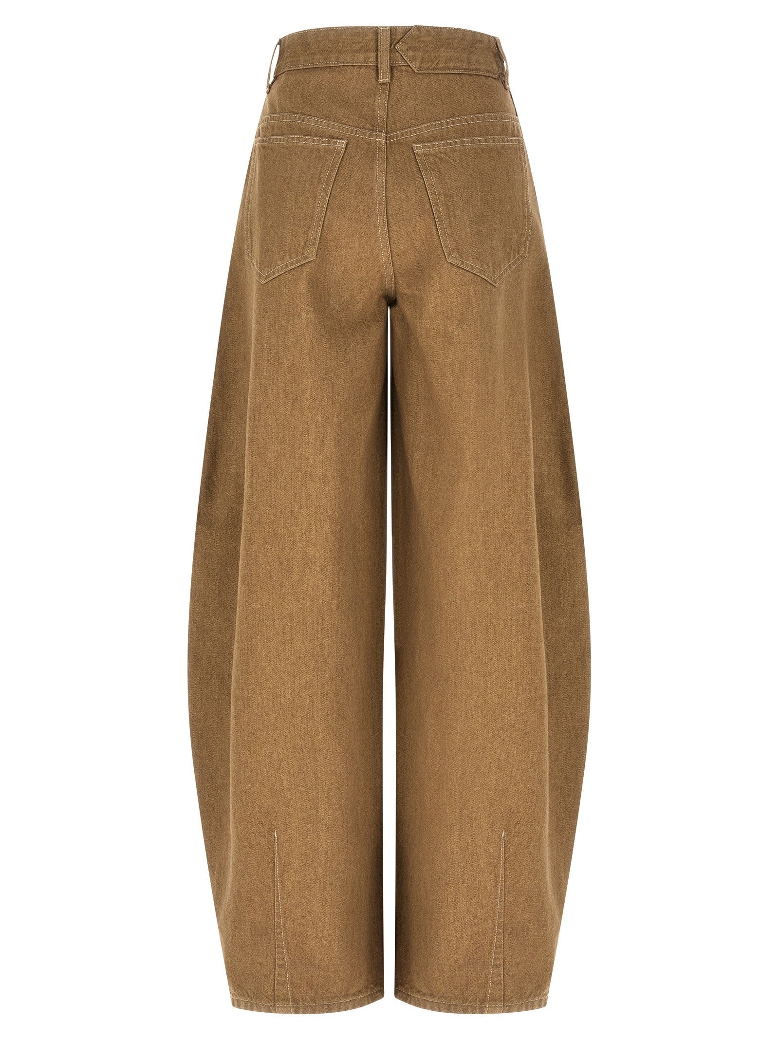 JACQUEMUS Le De Nîmes Ovalo Jeans Beige