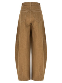JACQUEMUS Le De Nîmes Ovalo Jeans Beige