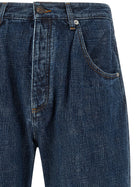 JACQUEMUS Le De Nîmes Tempo Jeans Blue, view 3