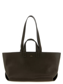 A.P.C Le Drummer Large Shopping Bag Brown