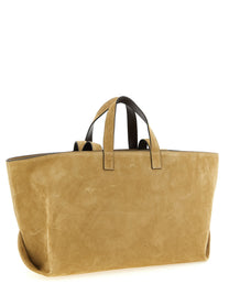 A.P.C Le Drummer Large Shopping Bag Brown