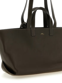 A.P.C Le Drummer Large Shopping Bag Brown