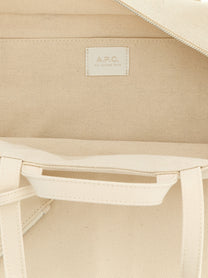 A.P.C Le Drummer Toile Large Shopping Bag Beige