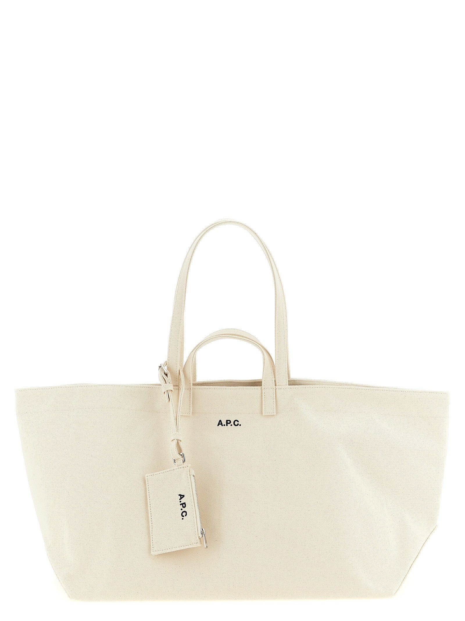 A.P.C Le Drummer Toile Large Shopping Bag Beige
