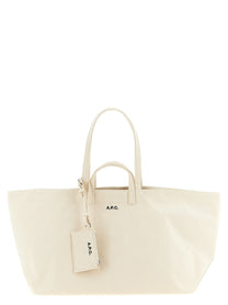 A.P.C Le Drummer Toile Large Shopping Bag Beige
