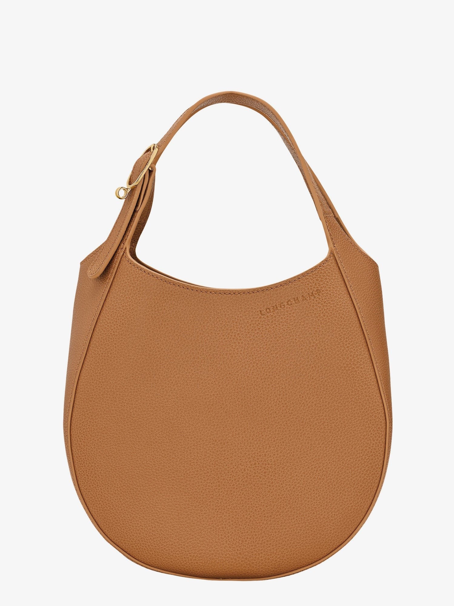 Longchamp Women's Le Foulonné Leather Handbag Pécan