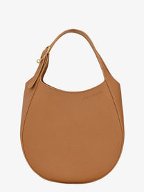 Longchamp Women's Le Foulonné Leather Handbag Pécan