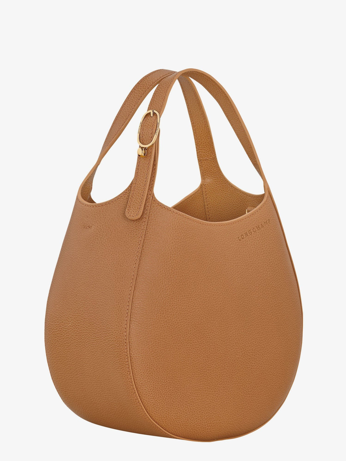 Longchamp Women's Le Foulonné Leather Handbag Pécan
