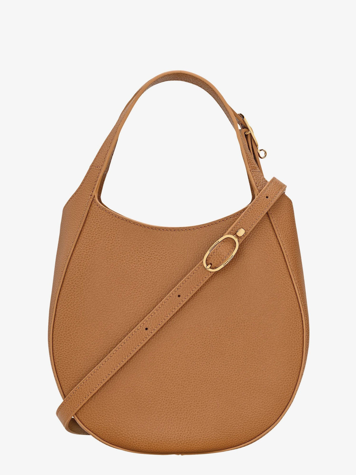 Longchamp Women's Le Foulonné Leather Handbag Pécan