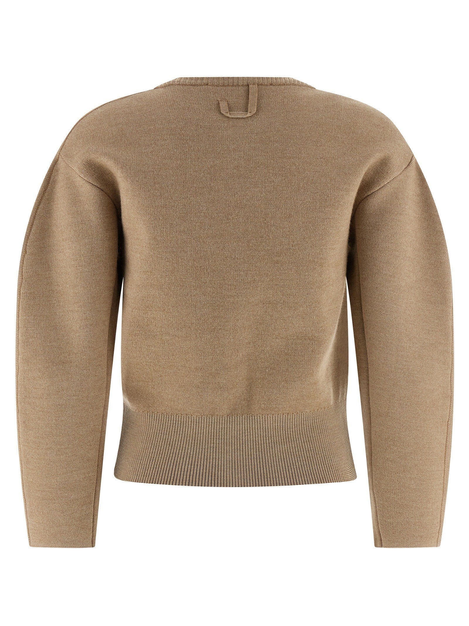 JACQUEMUS Le Gilet Doppio Cardigan Beige
