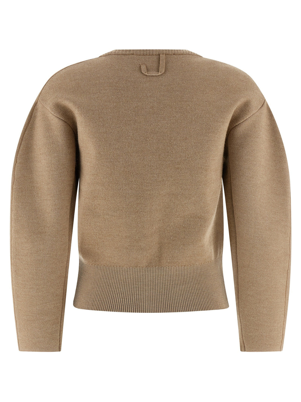 JACQUEMUS Le Gilet Doppio Cardigan Beige, view 2