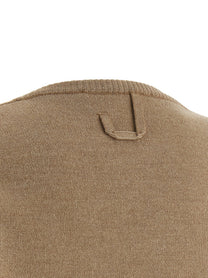 JACQUEMUS Le Gilet Doppio Cardigan Beige