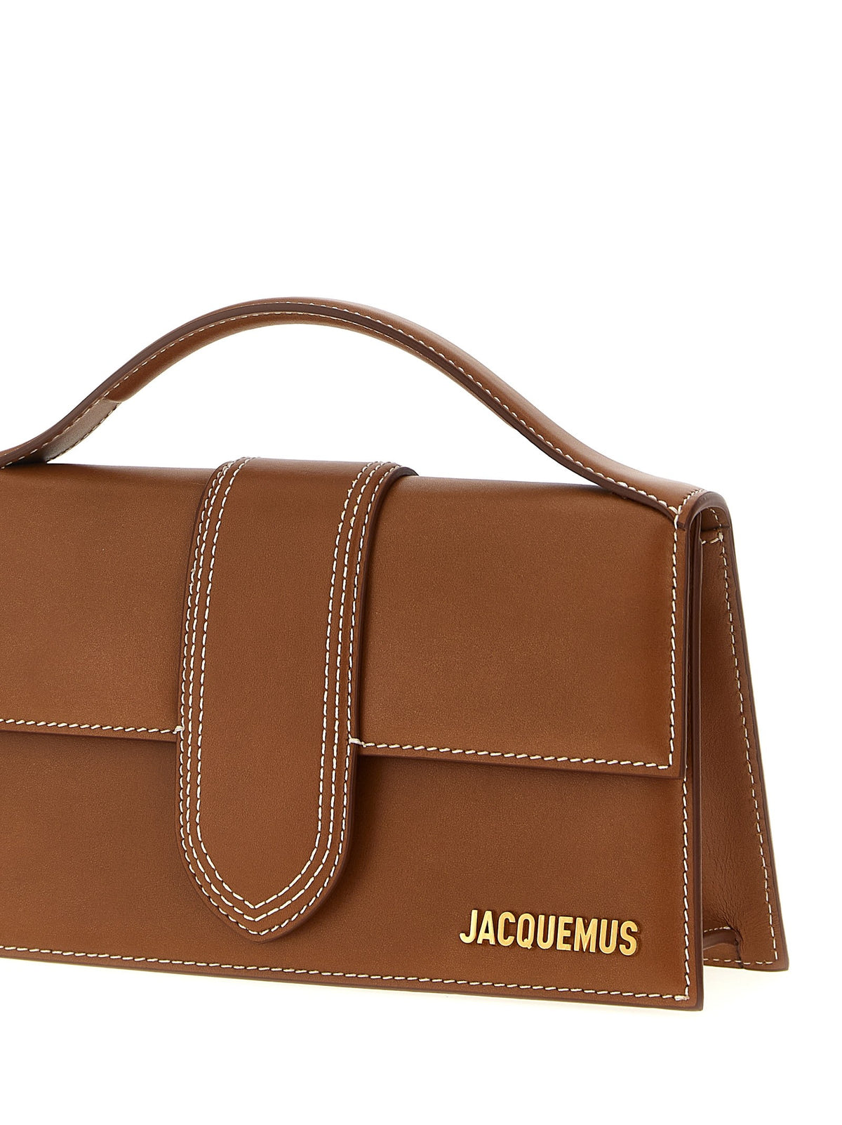 JACQUEMUS Le Grand Bambino Handbag Brown, view 3