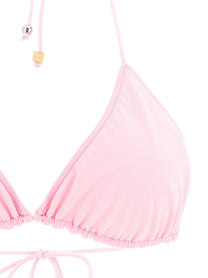 JACQUEMUS Le Haut De Plage Triangle Bikini Top Blue