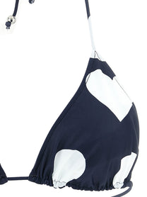 JACQUEMUS Le Haut De Plage Triangle Bikini Top Blue