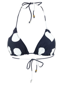 JACQUEMUS Le Haut De Plage Triangle Bikini Top Blue