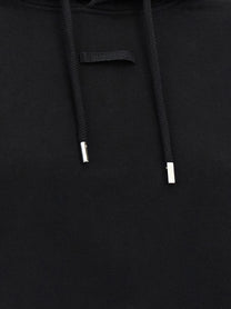 JACQUEMUS Le Hoodie Gros Grain Hoodie Black