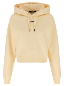 JACQUEMUS Le Hoodie Gros Grain Hoodie Beige