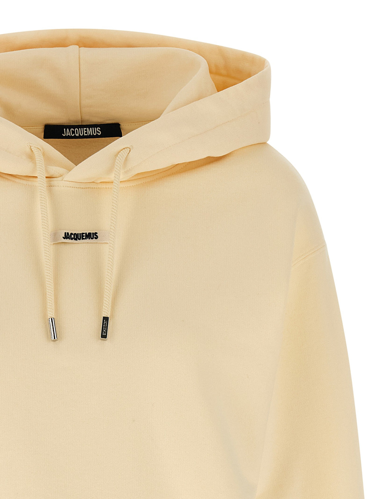 JACQUEMUS Le Hoodie Gros Grain Hoodie Beige