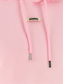 JACQUEMUS Le Hoodie Gros Grain Hoodie Blue