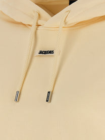 JACQUEMUS Le Hoodie Gros Grain Hoodie Beige