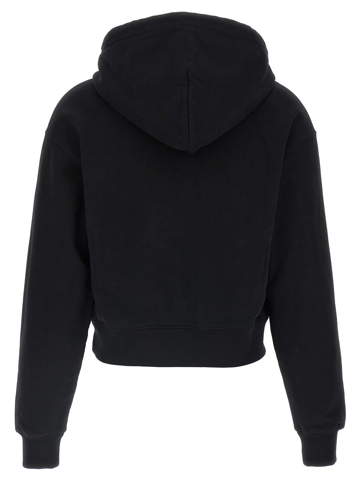 JACQUEMUS Le Hoodie Gros Grain Hoodie Black